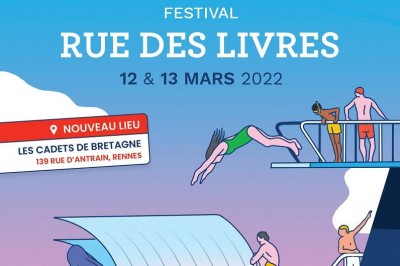 Affiche du festival Rue des Livres