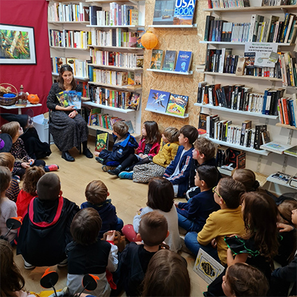 Lecture à la librairie du Lumignon, Nort-sur-Erdre