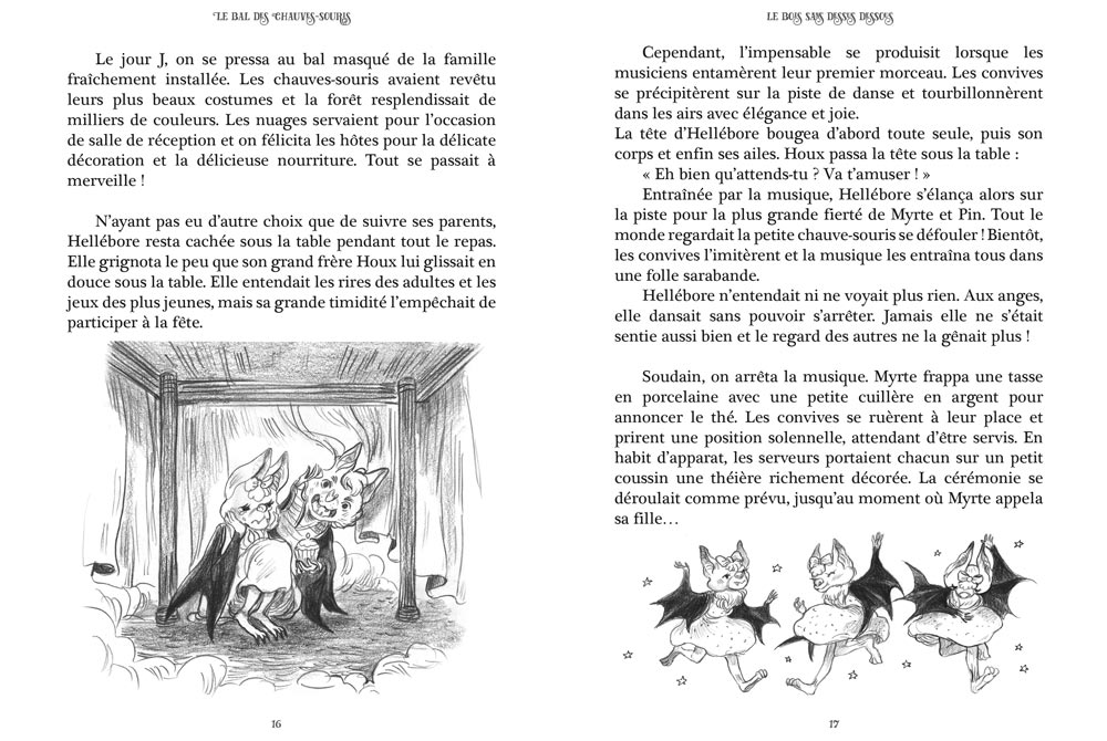 Le Bois sans Dessus Dessous, pages 16 et 17.