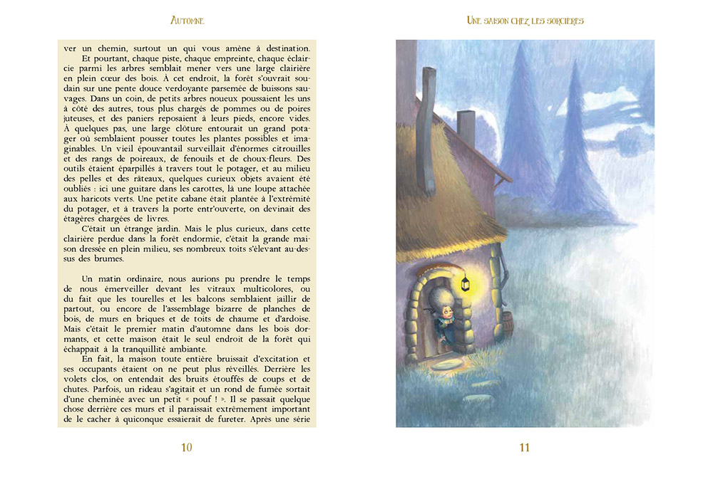 Automne, une saison chez les sorcières, pages 10 et 11